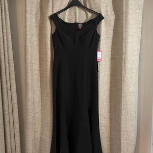 Vince Camuto Black Evening Wedding Guest Formal Prom Dress